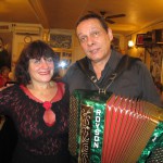 Songs and accordion with Michel and Malene